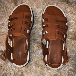 Melissa Flox Chunky Caged Platform Sandals